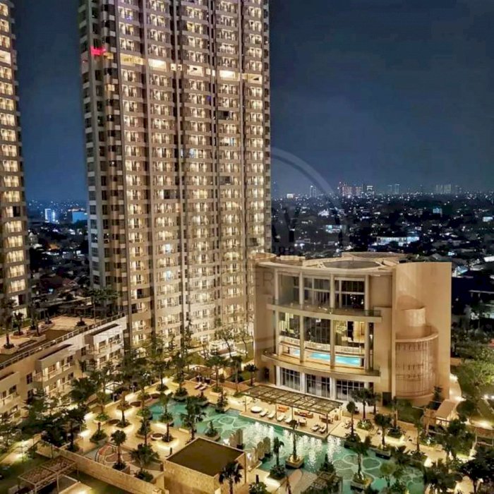 TAMAN ANGGREK RESIDENCE Dijual Cepat 2+1BR FULL FURNISH POOL VIEW