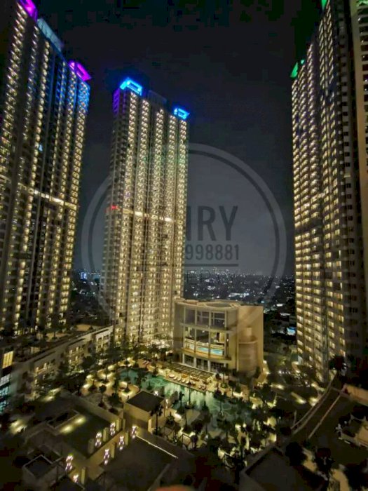 TAMAN ANGGREK RESIDENCE Dijual Cepat 2+1BR FULL FURNISH POOL VIEW
