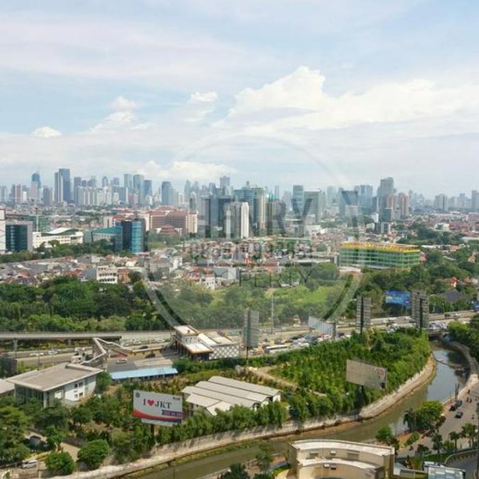TAMAN ANGGREK CONDOMINIUM BEST VIEW 2+1 BR Harga Murah Mid Fl Full Furnish