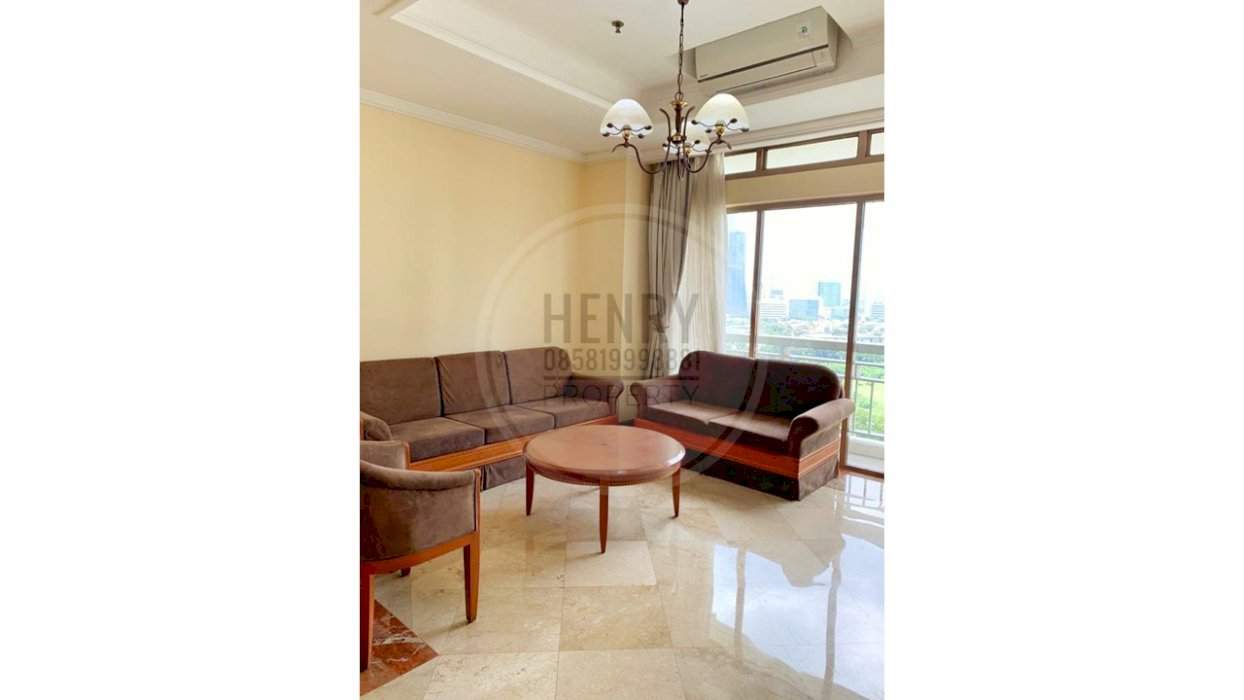 SOMERSET GRAND CITRA For Rent 2BR And 1 Study Room Mid Floor Furnish