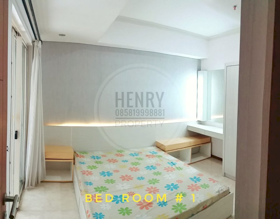 Dijual Cepat Harga Termurah Bisa KPA 2+1BR Royal Mediterania Garden