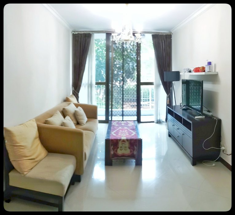 Wow Harga Termurah 3+1BR di Taman Rasuna Low Floor View Taman Full Fur