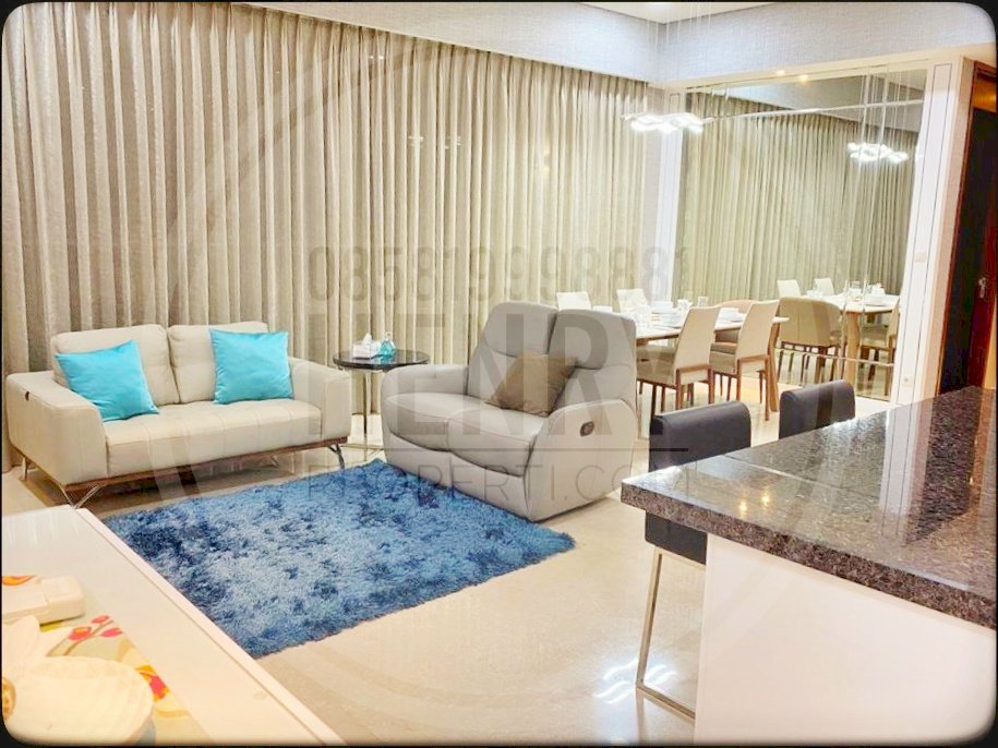 For Rent 3+1BR Furnish Anandamaya Residence Tower 1 Mid Flr City View