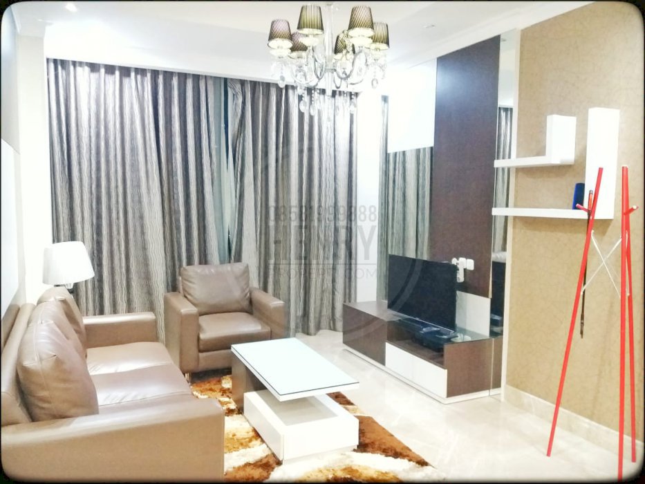 Residence 8 Dijual Cepat 2+1BR Best City View Furnish Lantai Tinggi