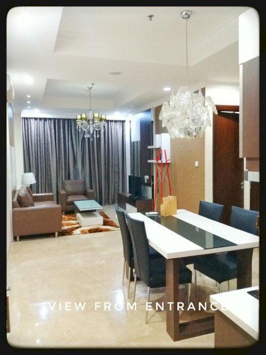 Residence 8 Dijual Cepat 2+1BR Best City View Furnish Lantai Tinggi