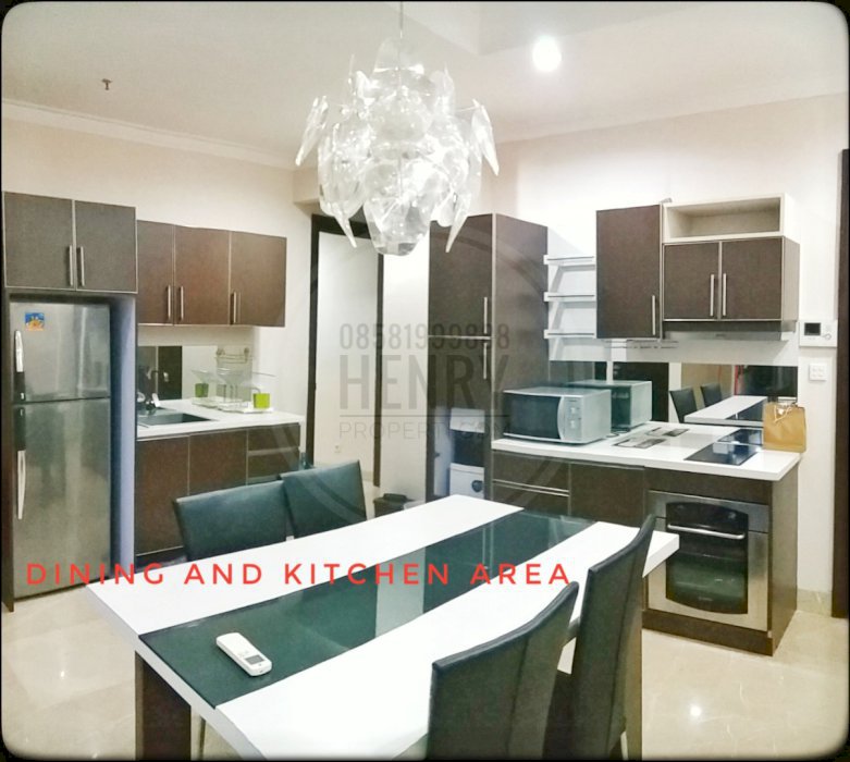 Residence 8 Dijual Cepat 2+1BR Best City View Furnish Lantai Tinggi