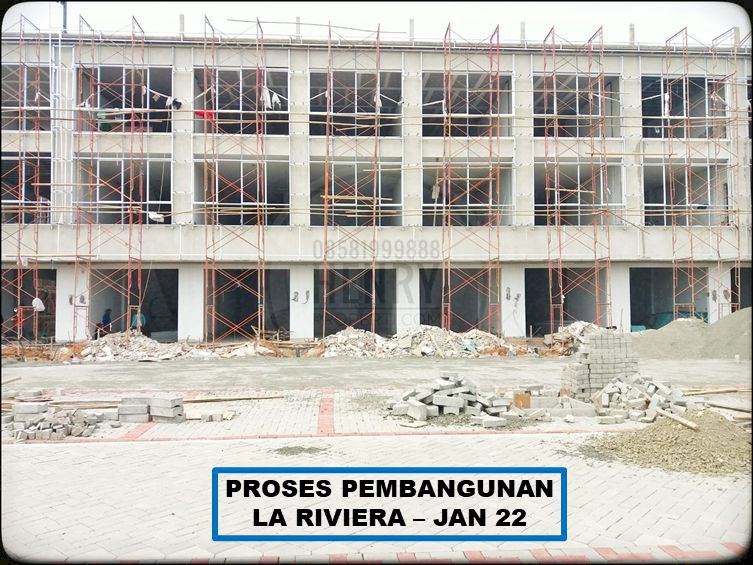 Dijual Cepat Rukan La Riviera PIK 2 Apt. Tokyo Riverside Hadap Selatan