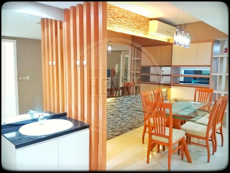 Taman Anggrek Condo Dijual Unit 3+1BR Full Renov Tinggal Bawa Koper