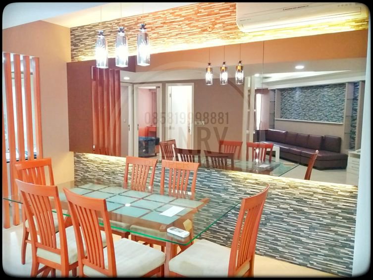 Taman Anggrek Condo Dijual Unit 3+1BR Full Renov Tinggal Bawa Koper