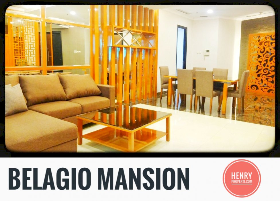 Belagio Mansion For Rent 3+1BR Full Furnish Mid Floor City View