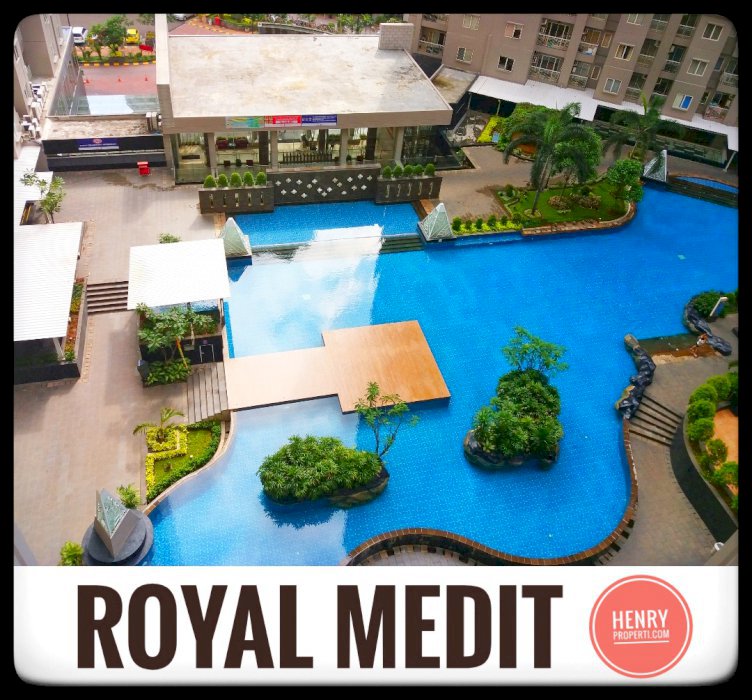 Royal Mediterania Dijual Cepat 2+1BR Pool View Low Fl Full Furnish