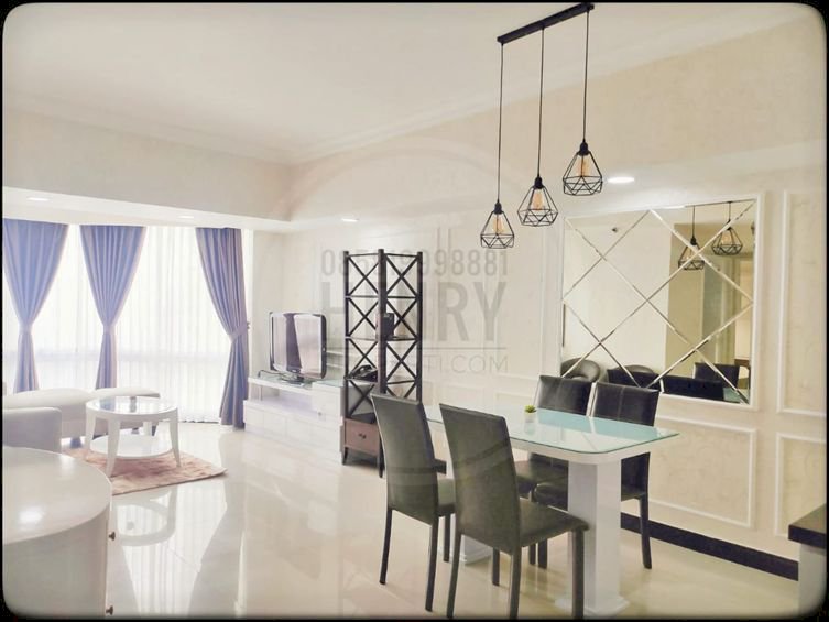 Taman Anggrek Condominium Dijual 2+1BR Full Renov dan Full Furnish