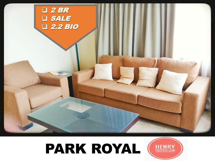 Park Royale Executive Dijual Cepat 2+1BR Furnish City View Mid Floor