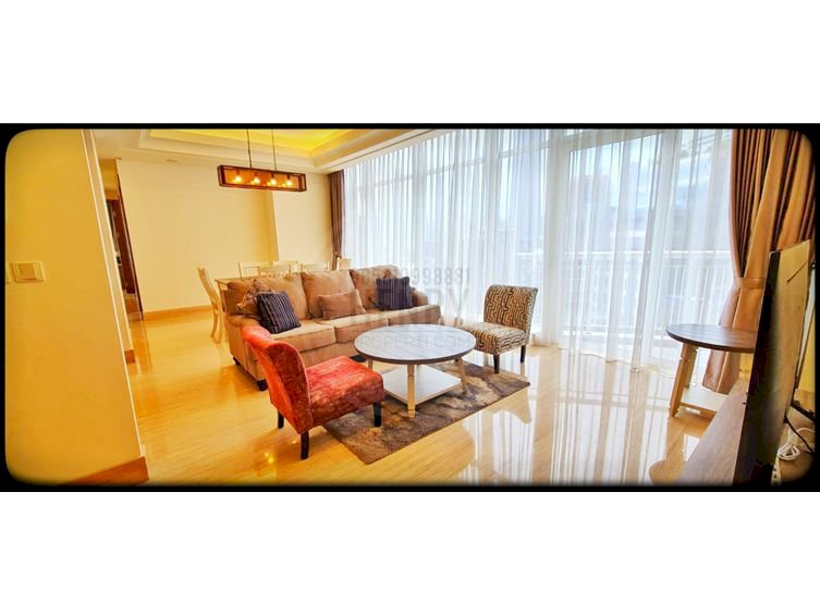 South Hills Apartment For Rent 3+1BR Full Furnish Low Floor Pool View