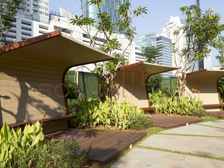 South Hills Apartment For Rent 3+1BR Full Furnish Low Floor Pool View