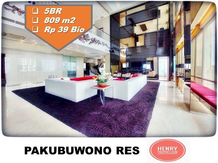 DIJUAL CEPAT BEST PRICE Penthouse Private Lift City View Lantai Tinggi
