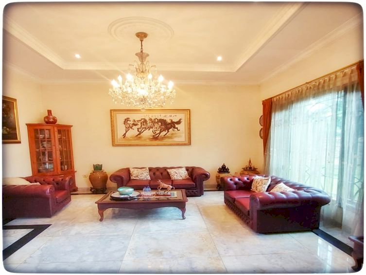 Dijual Cepat Tanah 1.503m2 Harga NJOP masih nego Bonus Rumah Mewah 2Lt