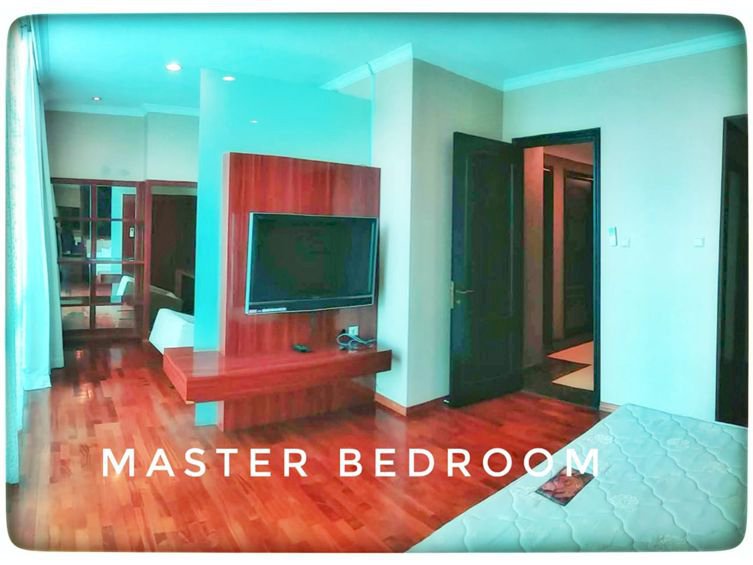 For Rent 3+1BR Unit 198m2 Full Furnish City View at Bellagio Mansion