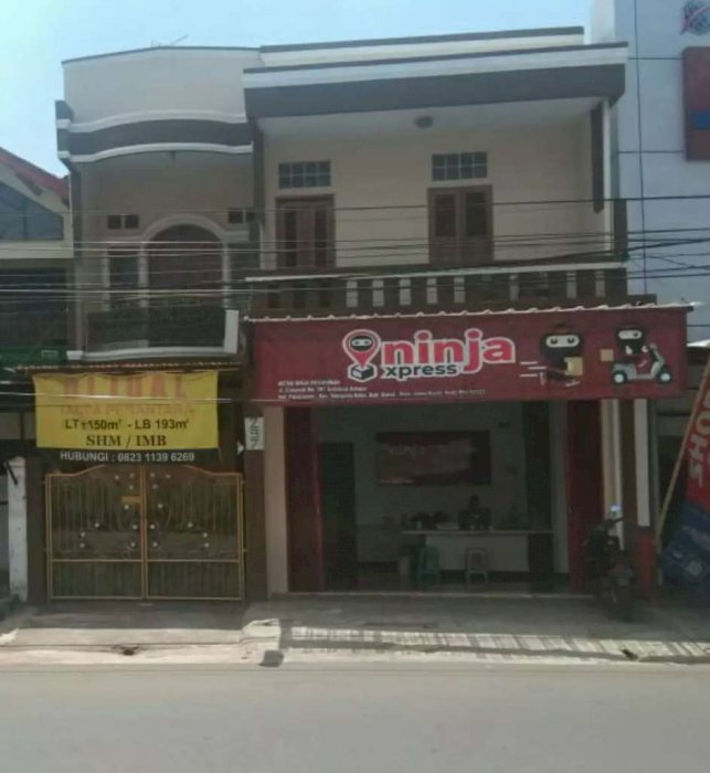 Dijual rumah toko 3 lantai di garut kota simpang lima