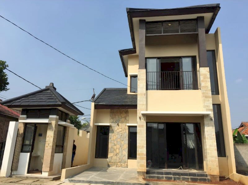 Rumah Cantik 2 Lantai Ala Bali Modern Harga Ekonomis