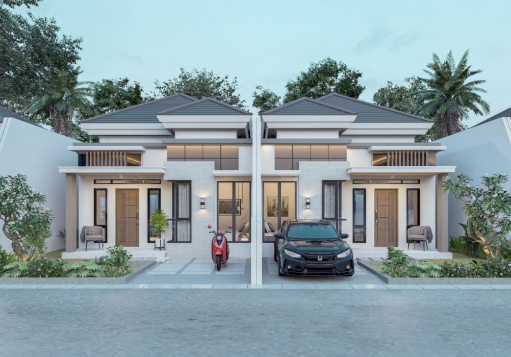 peruamhan cluster type 65 di jl cemara kipas komplek pemda pekanbaru