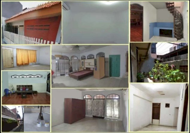 Rumah 2Â½ Lt. Posisi rumah ke dua dari jalan raya.