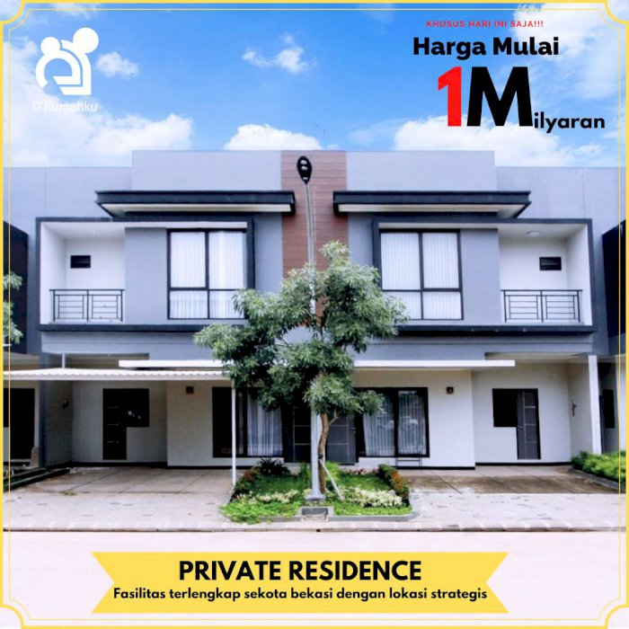 Private Residence Exclusive Di Bekasi Cuma 1Man