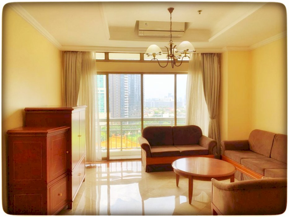 Dijual Cepat 2 dan 1 Study Furnish City View di Somerset Grand Citra