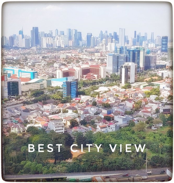 Taman Anggrek Condominium Dijual Unit Full Renov 2+1BR Best City View