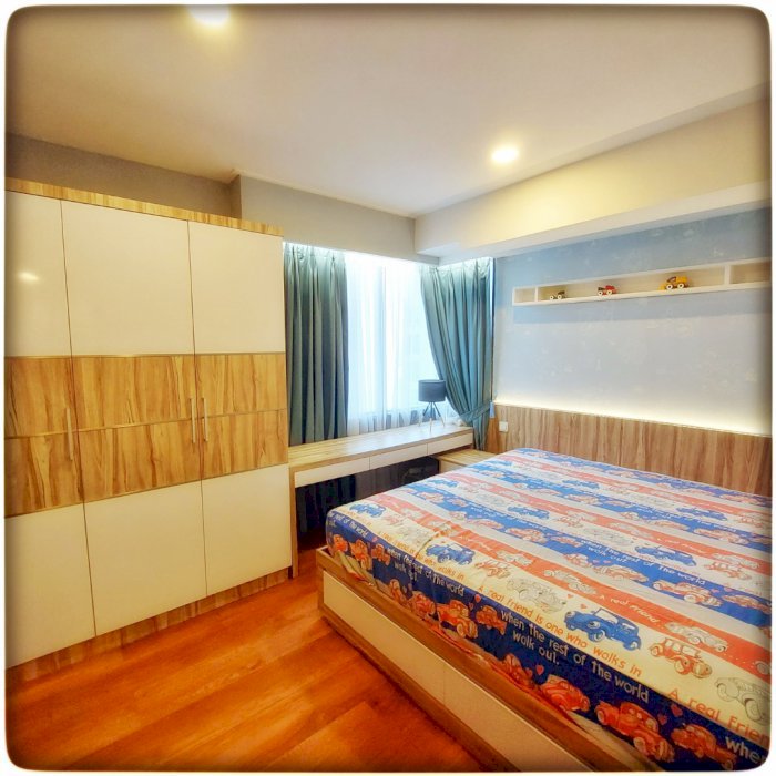 Taman Anggrek Condominium Dijual Unit Full Renov 2+1BR Best City View