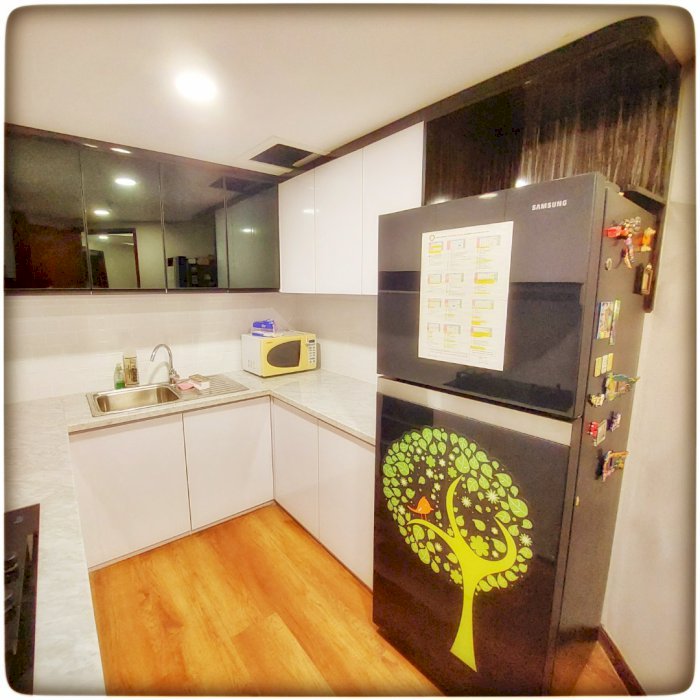 Taman Anggrek Condominium Dijual Unit Full Renov 2+1BR Best City View