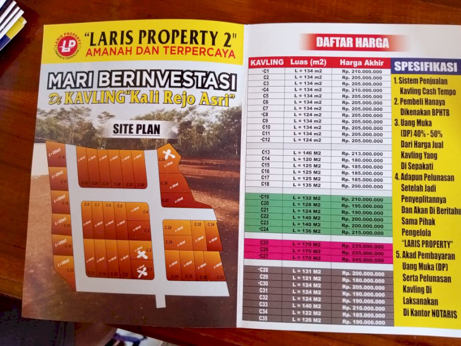 Tanah Kavling Murah Siap Bangun Mangunsari Gunungpati