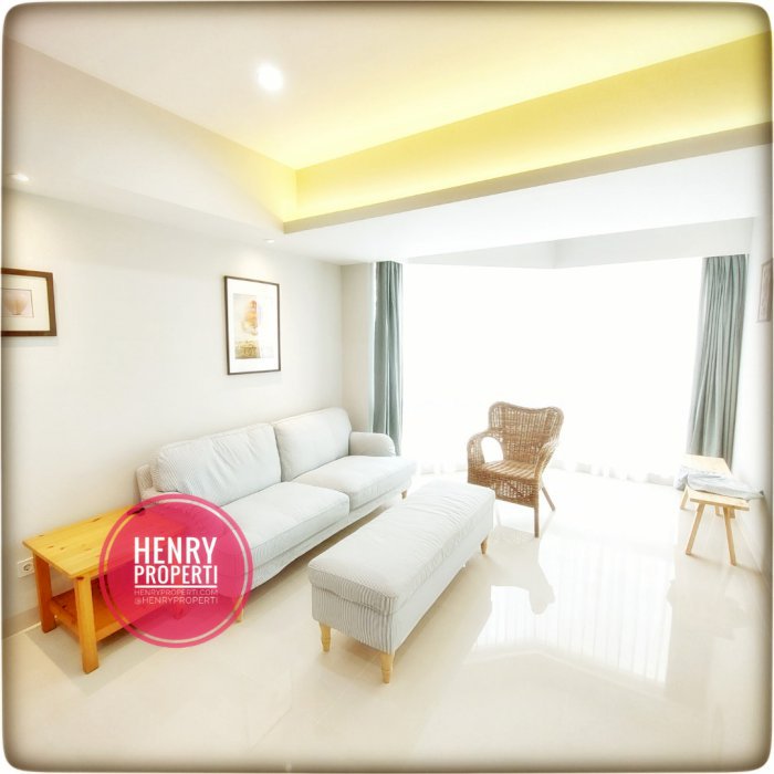 Taman Anggrek Condominium  Dijual RENOV+FURNISH Unit 2+2BR JARANG ADA