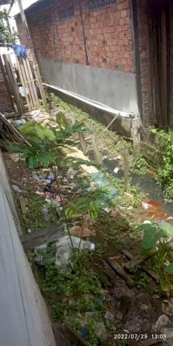 Juah tanah di daerah HTI  luas tanah 100x25mm sdh ada rumah nya