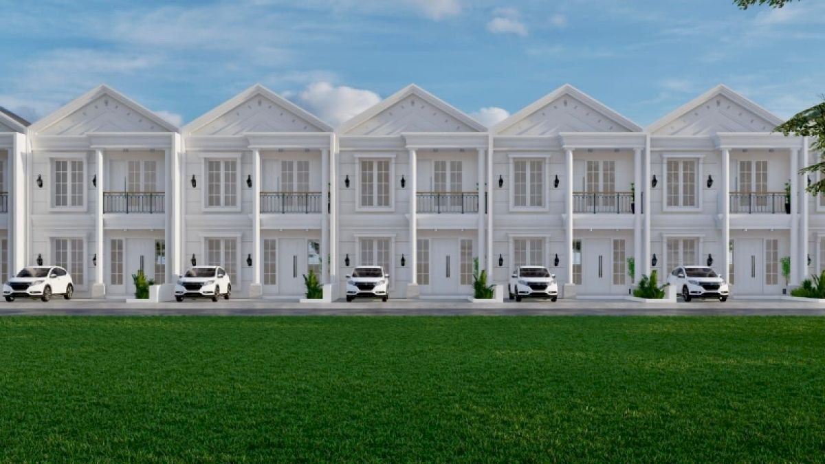 rumah dua lantai tipe eropa di kota depok gdc