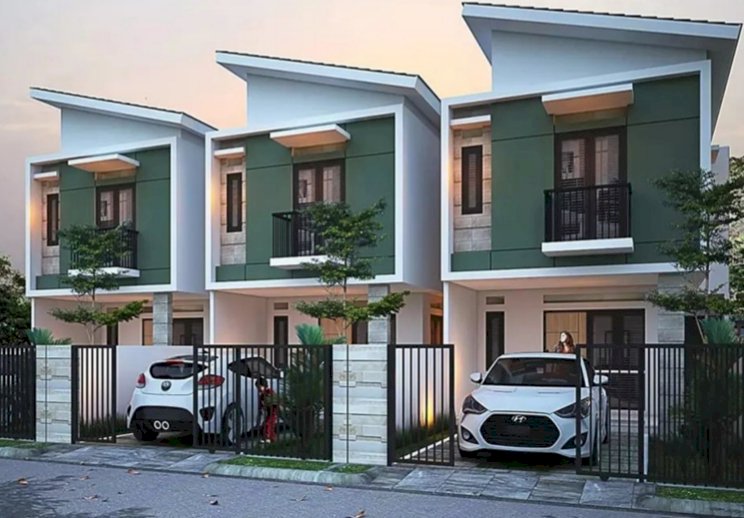 DiJual Rumah 2 lantai Modern Tropis Apartemen Style kawasan Bekasi