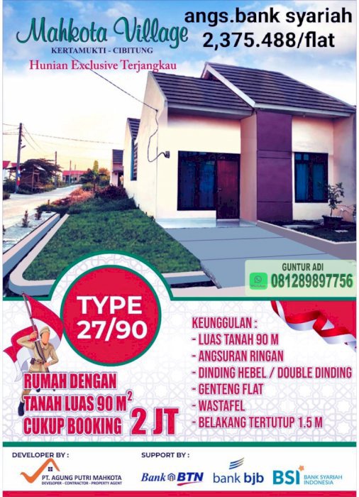 Jual Murah Mahkota Village