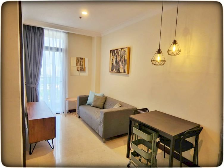 For Rent Beauty Unit 1BR at Permata Hijau Residence Full Furnish