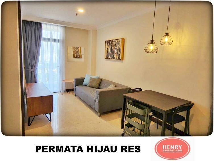 For Rent Beauty Unit 1BR at Permata Hijau Residence Full Furnish