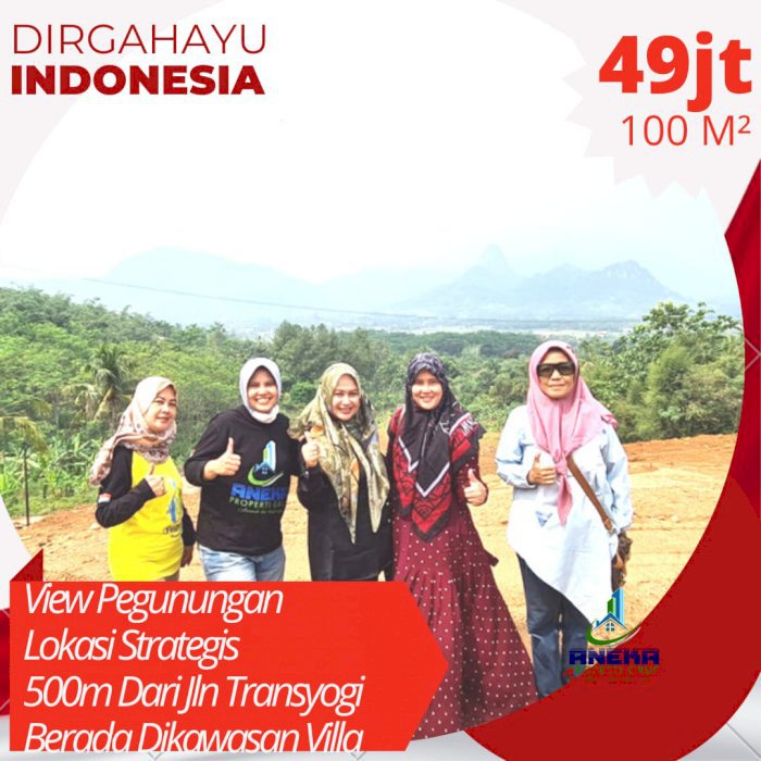 Jual tanah kavling pingir jalan transyogi
