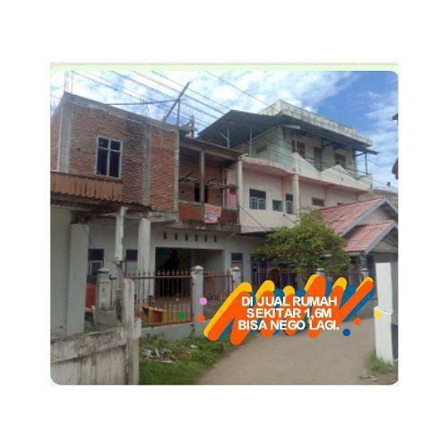 Dijual rumah pribadi jln lingkar kampus Darussalam