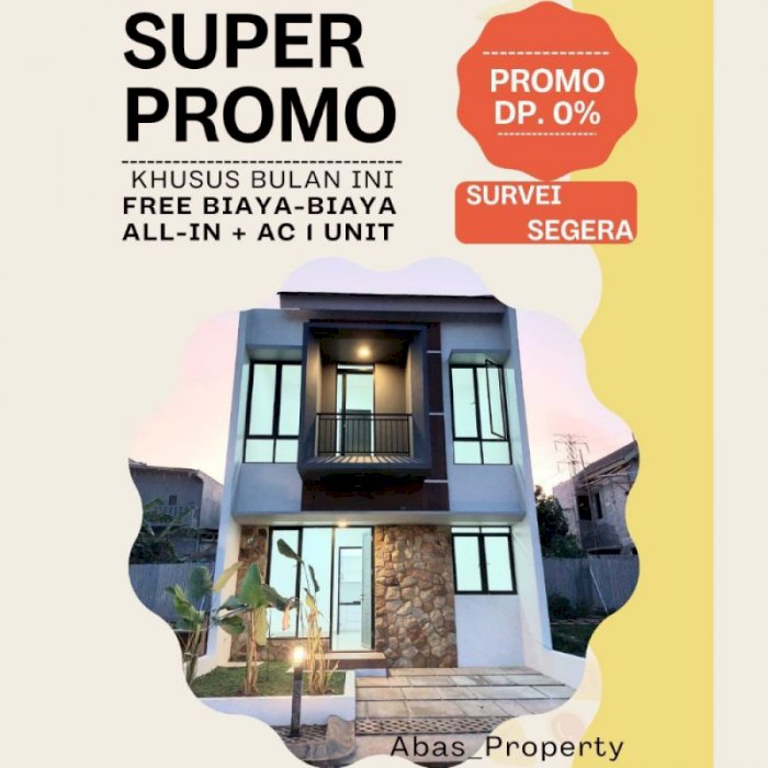 rumah 2 lantai dekat st depok lama
