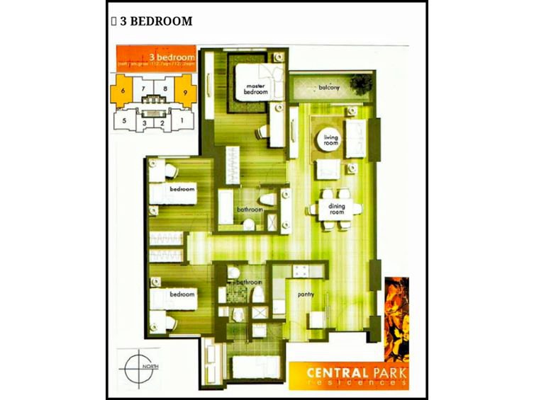 Dijual Cepat 3+1BR Best City View di Central Park Residence