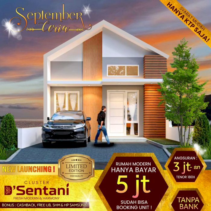 Rumah 200an Free Honda Beat