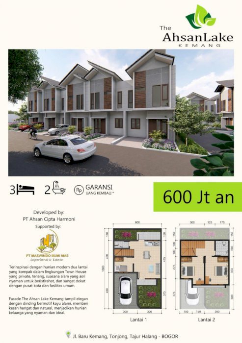 Perumahan AhsanLake Kemang Bogor