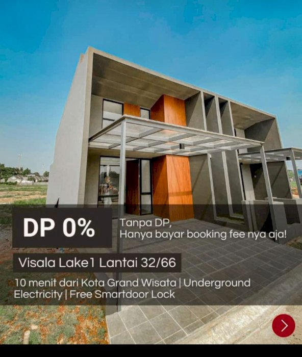 NEW CLUSTER VISALA LAKE - GRAND RESIDENCE CITY BEKASI