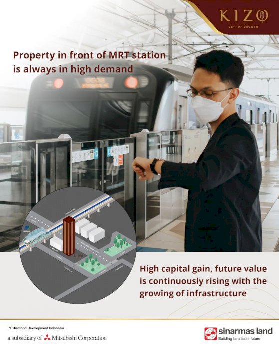 Apartemen dekat Stasiun MRT