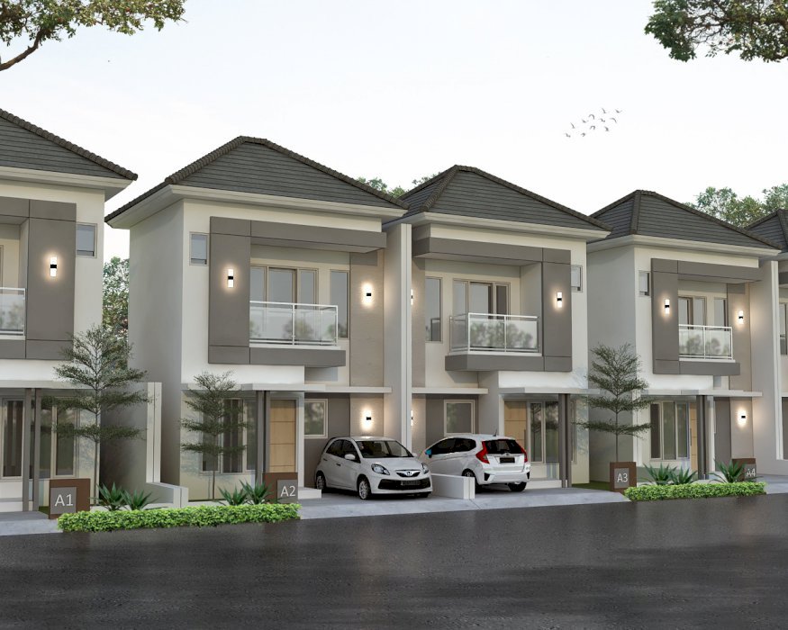 Rumah 2 lantai dijatiasih harga 600jutaan