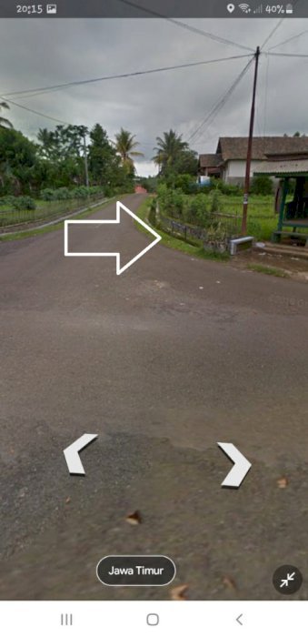 Dijual tanah luas 1160 m SHM lokasi strategis perempatan