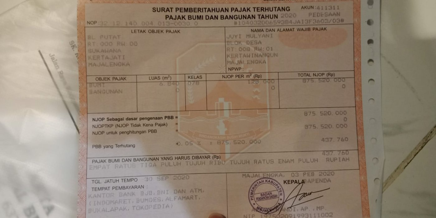 Tanah Bandara BIJB Kertajati